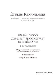 Études renaniennes