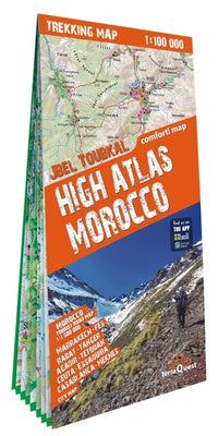 Haut-Atlas Maroc 1/100.000 (carte grand format laminée; trekking tQ)