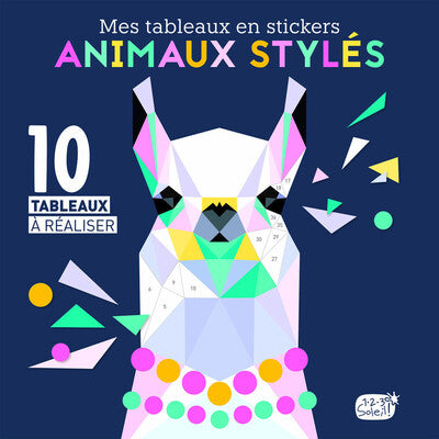 Mes tableaux en stickers - animaux stylés