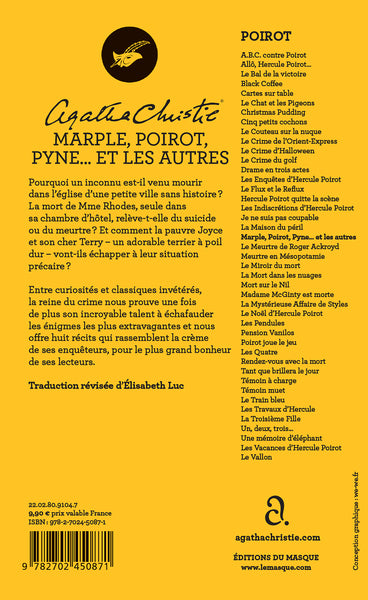 Marple, Poirot, Pyne et les autres