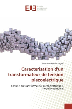 Caractérisation d'un transformateur de tension piézoélectrique