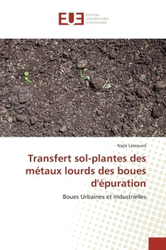 Transfert sol-plantes des métaux lourds des boues d'épuration