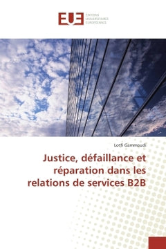 Justice, defaillance et reparation dans les relations de services B2B