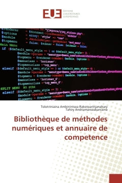 Bibliotheque de methodes numeriques et annuaire de competence