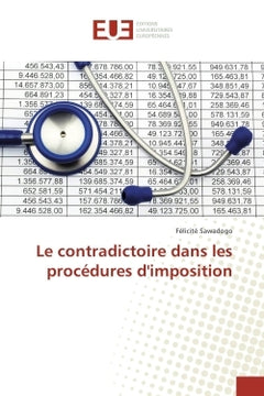 Le contradictoire dans les procedures d'imposition