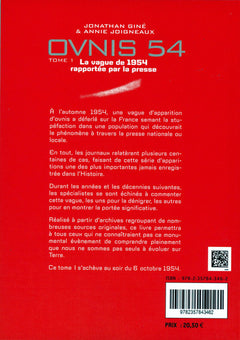 Ovnis 54 - La vague de 1954 rapportée par la presse Tome 1