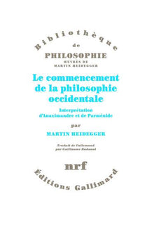 Le commencement de la philosophie occidentale