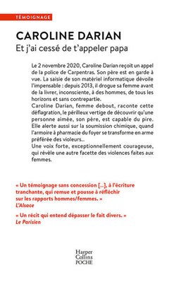 Et j'ai cessé de t'appeler papa