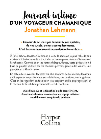Journal intime d'un voyageur chamanique