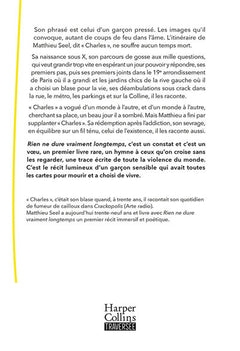 Rien ne dure vraiment longtemps