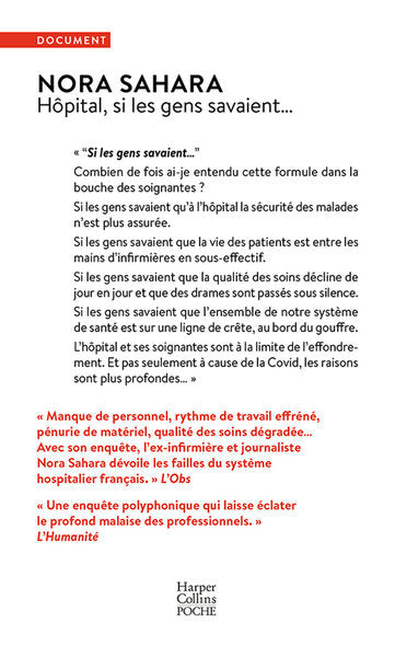 Hôpital - Si les gens savaient...