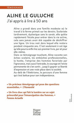 J'ai appris à lire à 50 ans