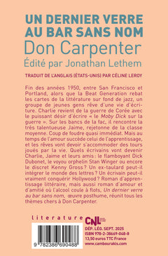 UN DERNIER VERRE AU BAR SANS NOM