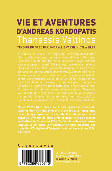 Vie et aventures d'Andreas Kordopatis