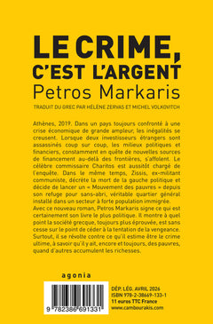 Le crime, c'est l'argent