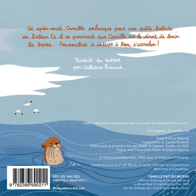 Camille fait du bateau