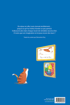 Louis le chat adore l'art
