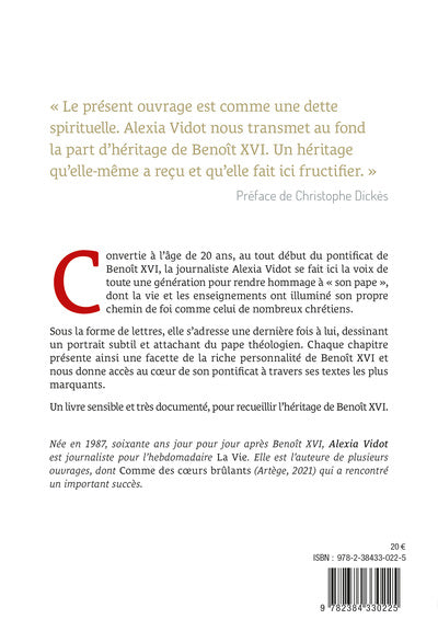 Cher Benoît XVI: L'héritage d'un grand pape à travers ses plus beaux textes