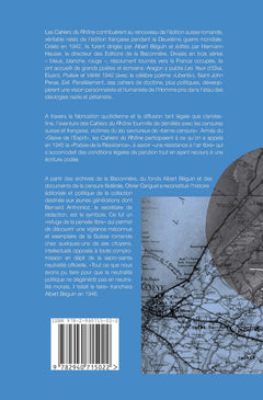 Les cahiers du Rhône dans la guerre (1941-1945)