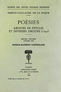 Poésies: Amours de Phyllis et Diverses Amours