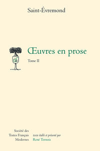 Oeuvres en prose
