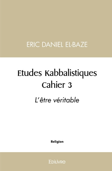 Études Kabbalistiques - Tome 3