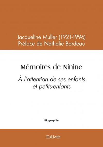 Mémoires de Ninine