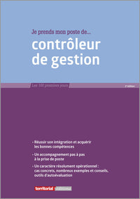 Je prends mon poste de contrôleur de gestion