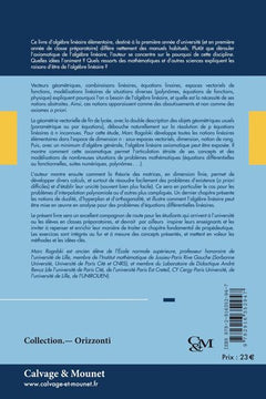 Les concepts de base de l'algèbre linéaire