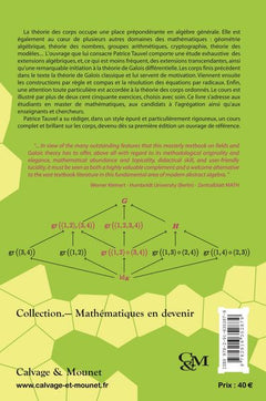 Corps commutatifs et théorie de Galois