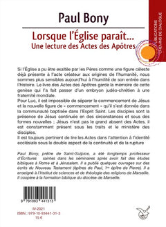 Lorsque l'Église paraît