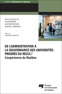 De l'administration à la gouvernance des universités