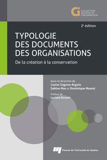 Typologie des documents des organisations