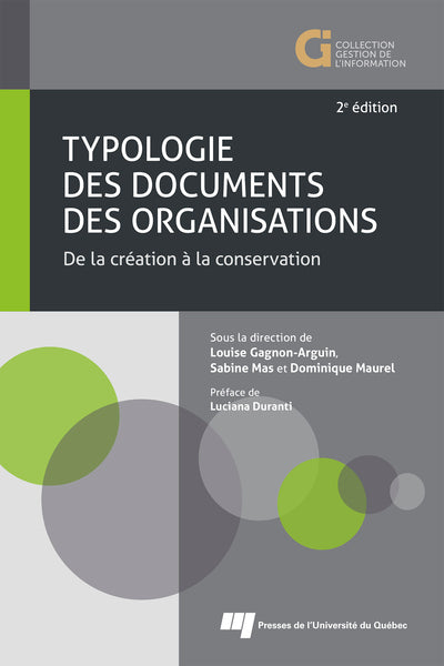 Typologie des documents des organisations
