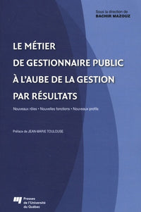 Metier de gestionnaire public a l'aube de la gestion