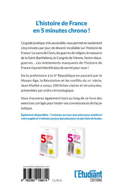 5 minutes par jour pas plus ! pour connaître l'Histoire de France