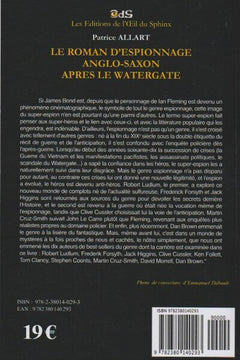 Le Roman d’Espionnage Anglo-Saxon après le Watergate