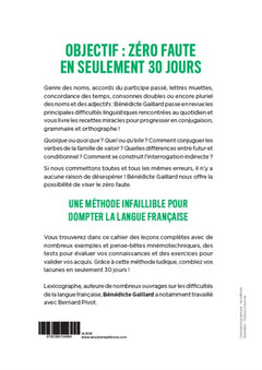 30 jours pour ne plus faire de fautes !