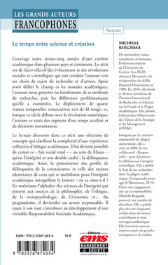 Le temps entre science et création