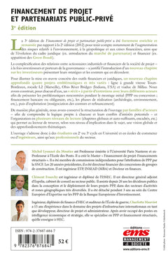 Financement de projet et partenariats public-privé