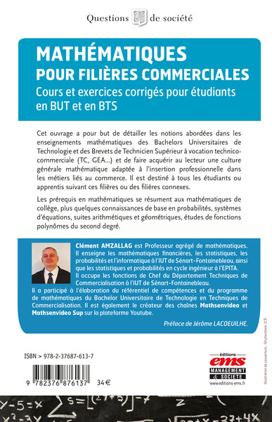 Mathématiques pour filières commerciales