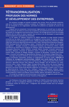 Tétranormalisation : profusion des normes et développement des entreprises