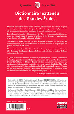 Dictionnaire inattendu des Grandes Écoles