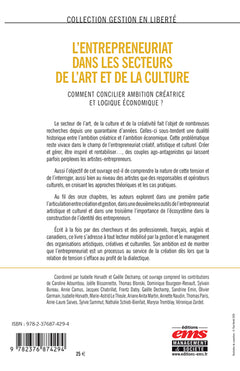L'entrepreneuriat dans les secteurs de l'art et de la culture
