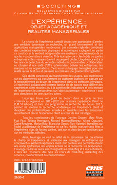 L'expérience : objet académique et réalités managériales