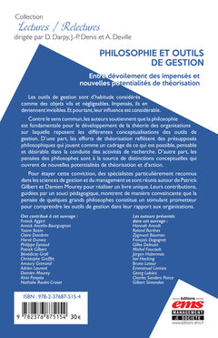 Philosophie et outils de gestion