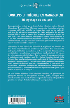 Concepts et théories en management