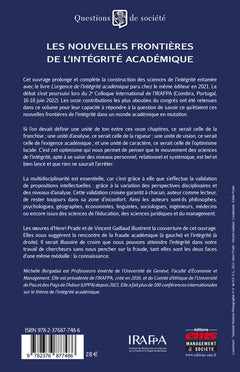 Les nouvelles frontières de l'intégrité académique
