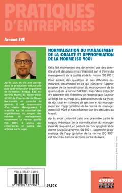 Normalisation du management de la qualité et appropriation de la norme ISO 9001 - Entre théorie et pragmatisme