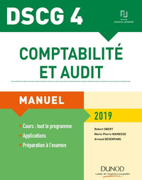 DSCG 4 - Comptabilité et audit 2019 - Manuel